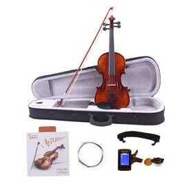 Gv201 Glarry 4/4 Classic Solid Wood Violin Case Bow String Shoulder Rest
