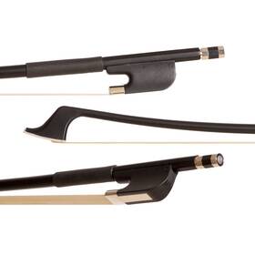 Glasser 813605010691 Standard Fiberglass French 1/2 Bass Bow Black