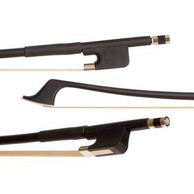Glasser 813605010707 Standard Fiberglass French 1/4 Bass Bow Black