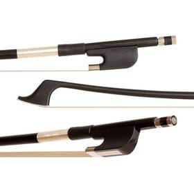 Glasser 813605010790 Premium Fiberglass French 1/2 Bass Bow Black