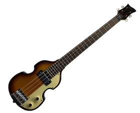 Hct-shvb-sb-0 H Fner Hofner Shorty Travel Electric Violin Bass Guitar - Used