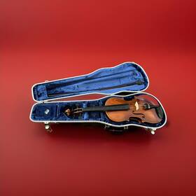 V131e Handmade Antonio Stradivarius Copy West Germany 08/84 A.r. Seivel Mittenwald Obb. Of Antonius Stradivarius. 1984 Viol Inch