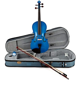 1441ppu Harlequin 4-string 15inch Viola In Purple Model With Case Bow And More