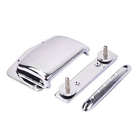 Healifty Cv1704gkep53qc7co7 Wraparound Guitar Bridge Tailpiece Set With Adjustable Die-cast Metal