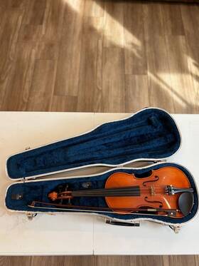 Hermann Beyer 7129179 Violin E201/3 1999 Usa Size 3/4 Serial Hard Case Bow Extra