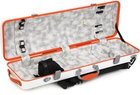 Cc825-1-wh Howard Core Cc825 Carbon Fiber Oblong Violin Case - White