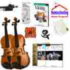 Hspc-vi34-qr Ryker Sound Discoveries Homeschool Music Learn The Violin 3 4 Parent Child Pack Queen Bundle 022228584568