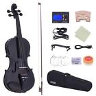 Ilu1351490936353tw Ammoon Acoustic Electric Violin Fiddle Solid Wood Body 728619819850