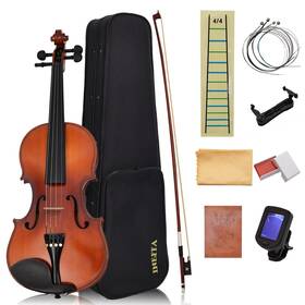 Inf-01 Ineffa Violin 4/4 For Beginners And Adult With Hard Case Bow Bridge Rosin S