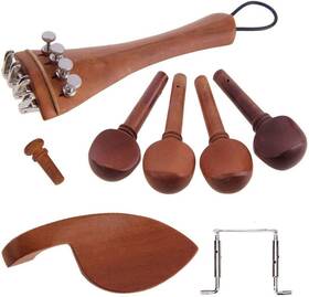 Jiayouy 705353789007 13pcs 4/4-3/4 Violin Accessories Kit Tailpiece With Metal Fine Tu