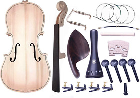 Jiayouy Violin Parts And Accessories 4/4 Diy Kit For Students Beginners