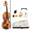 Jj77071098 Glarry Acoustic Violin With Case Bow Rosin Shoulder 918773319857