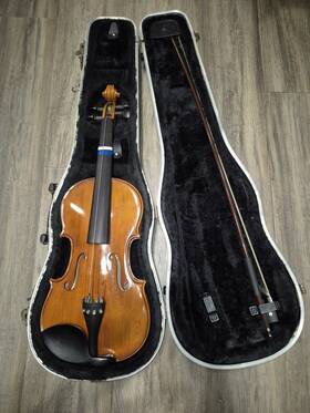 Joseph Weiss Va-100 4/4 Full Size Violin With Case And Bow Needs Setup