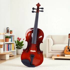 Jt-11662510 Juhomiee 4/4 Full Size Acoustic Violin Set - Maple Rest Strings Case Bow Rosin