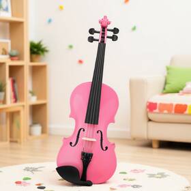Juhomiee Jt-14239453 1/2 Size Kids Acoustic Beginner / Student Violin Set - Case Bow Rosin Pink
