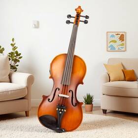 Juhomiee Jt-22611277 4/4 Full Size Electric Violin Set With Eq - Basswood Tuner Strings Rest Matte
