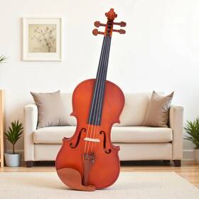 Juhomiee Jt-42402082 4/4 Full Size Acoustic Violin Set - Maple Strings Shoulder Rest Matte
