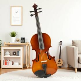 Juhomiee Jt-42430893 1/8 Kids Acoustic Violin Set For Beginners - Case Bow Rosin Natural