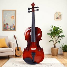 Juhomiee Jt-68029485 3/4 Kids Acoustic Violin Set -maple Wood Strings Shoulder Rest Gloss