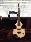 Jv-205 Zeta Vintage Glossy White Five String Electric Jazz Violin