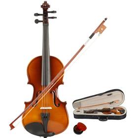 Kcelarec 797424880256 Acoustic Violin Solid Wood Fiddle Bow Case Rosin Stringed Musical Instrument Vio
