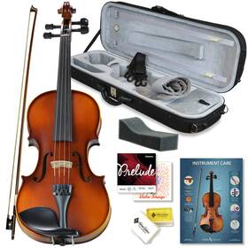 Kennedy Violins 609224798580 Bunnel Pupil Violin Outfit 1/8 Size Clearance By - Carrying Case And Accessor