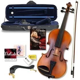 Kennedy Violins 680226069274 Bunnel Premier Violin Outfit 1/2 Size - Carrying Case And Accessories Include