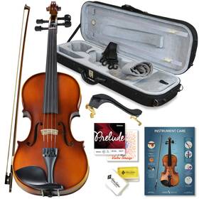 Kennedy Violins 680226069823 Bunnel Pupil Violin Outfit 3/4 Size By - Carrying Case And Ac