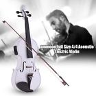 Kfx0019268910803dk Ammoon Full Size Acoustic Electric Violin Fiddle Solid Wood Body
