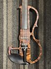 Mwds-1902 Kinglos Electric Violin Custom Case Glasser Bow Everest Rest
