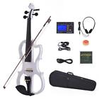Klw0158435437412jb Ammoon Full Size Silent Electric Violin Fiddle Set 749029776304