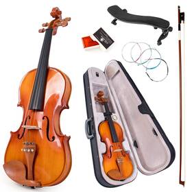 Kmise 755097799084 Violin 4/4 Full Sizekmise Solid Wood Fiddle For Adults Beginners Students