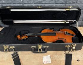 Knilling 01416 Karl Violin 10kf In Black Hard Case - Needs Some Work