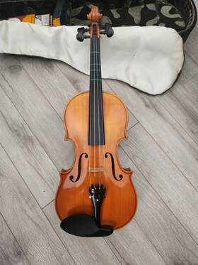 Knilling 45kf Karl 4/4 Violin Full Outfit With Muller Bow Extra Strings And Case