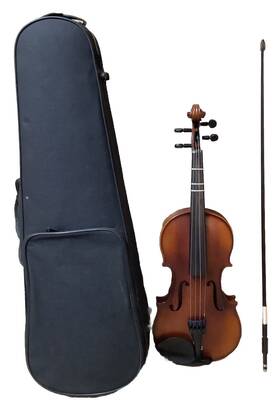P112vn34 Knilling 3/4 Size Violin With Bow In Black Soft Case -brown/black