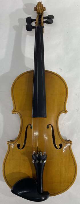 M5002-1 Lark Vintage Violin 5002 No Bridge Needs New Strings Reglued Laquer Cracks