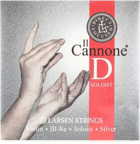 Larsen 813605010042 Il Cannone Violin D String - Soloist Direct And Focused