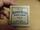 Ldp12 Banner Box Vintage Brand Musical Violin Strings Oneset Antique