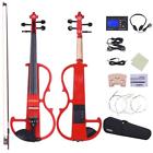 Lkw5680971168069pb Ammoon Electric Silent Violin Fiddle Kit Gift Red 799899367829