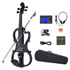 Lmy2697172535878ba Ammoon Solid Wood Size Silent Electric Violin Set 702894336158