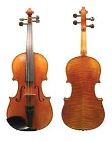 Mls130vn4-4-pl Lupin Violins Goddor Violin With Bow And Case 4/4