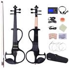 Lyg8988180945772wg Ammoon Size Solid Electric Silent Violin Black With 799899149111