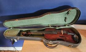 1919 Lyon & Healy 1025 Vintage French And Violin - Student Style With Case