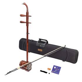 M Mi & Vi 652261955577 Mi&vi Red Rosewood Erhu Kit Chinese 2-string Violin Fiddle Musical Instrument