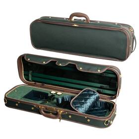 M Mi & Vi 652261955799 Mi&vi Nw-9001 Professional Hard-shell Wooden Violin Case 4/4 Full Size Luxu