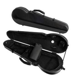 Np-7001s M Mi & Vi 652261955836 Mi&vi Classic Poly Carbon Shaped Violin Case Full Size 4/4 With Ca