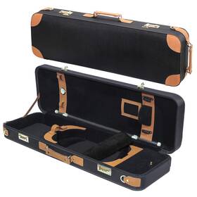 M Mi & Vi 696177791270 Mi&vi Nr-6900 Light Hard Wooden Violin Case - Fits 3/4 And 4/4 Sized Violins Wi