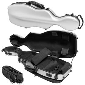 Np-7016 M Mi & Vi 794677903770 Mi&vi Light Hard Shell Violin Case For Full Sized 4/4 Violins With