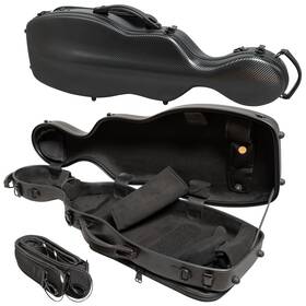 Np-7016 M Mi & Vi 794677903787 Mi&vi Light Hard Shell Violin Case For Full Sized 4/4 Violins With