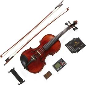 2mv500 Mendini 1/2mv500 Sr 92d Mv500 Violin With Case Tuner Bow Rosin Bridge And String 1/2 - Pearl